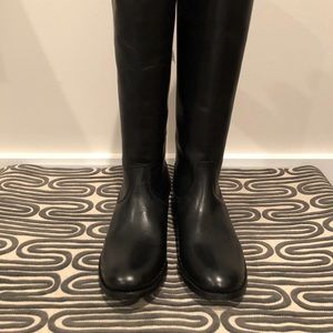 Frye Melissa Button Back Zip Boot in Black